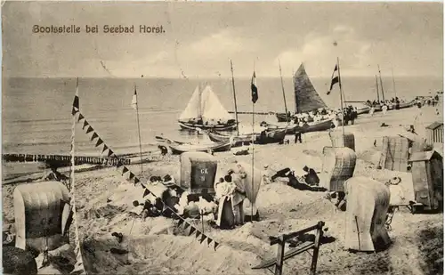 Bootsstelle bei Seebad Horst -638182