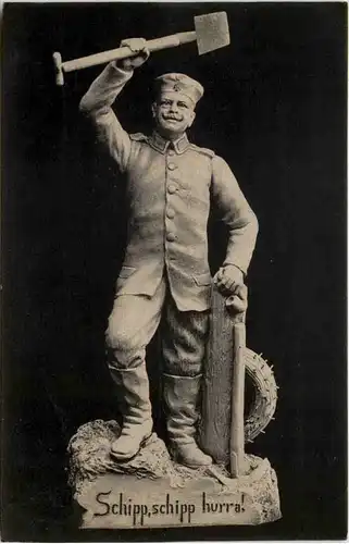 Schipp, Schipp hurra! Feldpost Landsturm Armierungs Bataillon 83 -638584