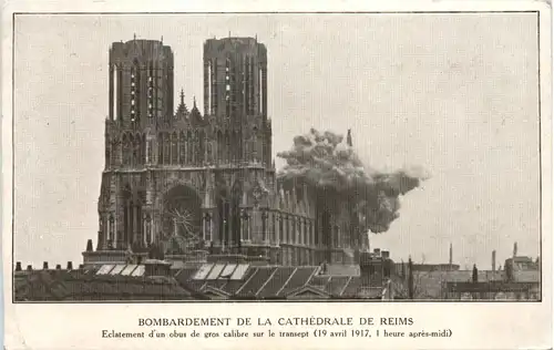 Bombardement de la Cathedrale de Reims -638496