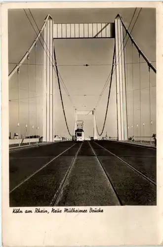 Köln am Rhein - Neue Mülheimer Brücke -638744