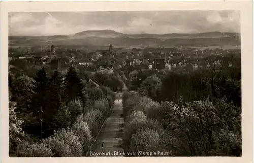 Bayreuth, Blick vom Festspielhaus -530002