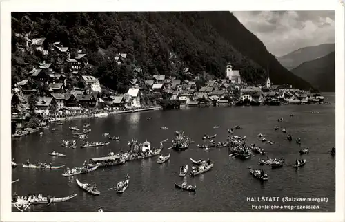 Hallstatt - Salzkammergut, Fronleichnamsprozession -528786