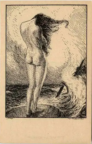 Erotik - Künstlerkarte Karl Blossfeld -603158