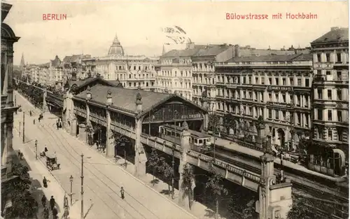 Berlin, Bülowstrasse mit Hochbahn -528866