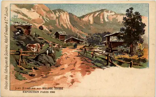 Paris - Exposition 1900 - Village Suisse -603218