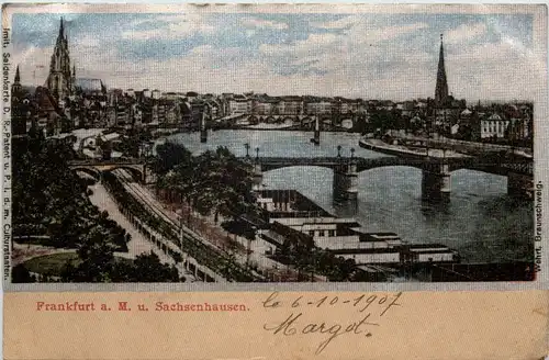 Frankfurt Sachsenhausen - Seidenkarte -638796