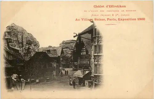 Paris - Exposition 1900 - Chalet d Effretikon -603238