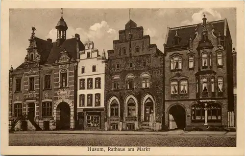 Husum, Rathaus am Markt -530786
