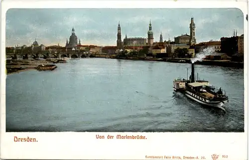 Dresden, Von der Marienbrücke -528926