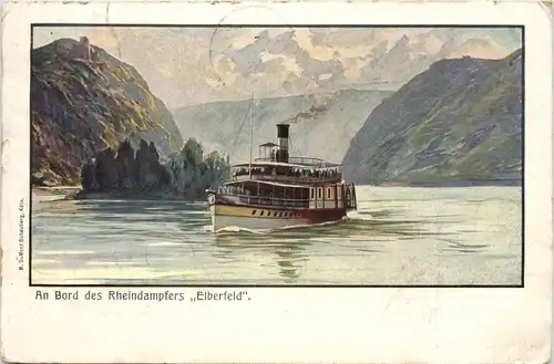 An Bord des Dampfers Elberfeld -638588