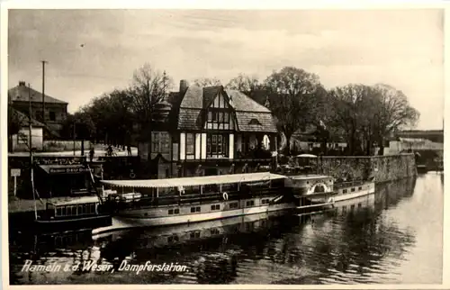 Hameln a d Weser, Dampferstation -528946