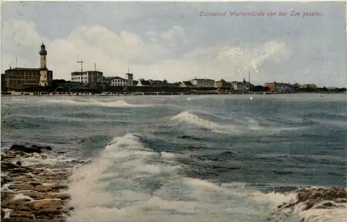 Warnemünde von der See gesehen -530242