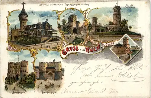 Gruss aus Köln - Litho -638748