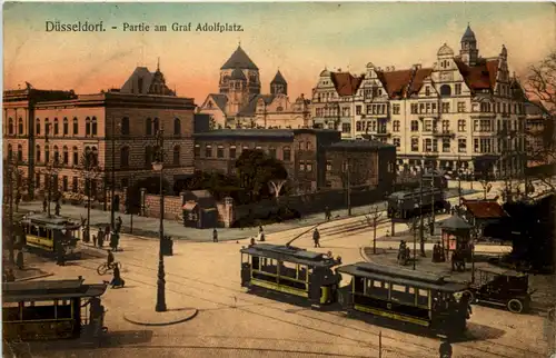 Düsseldorf, Partie am Graf Adolfplatz -529106