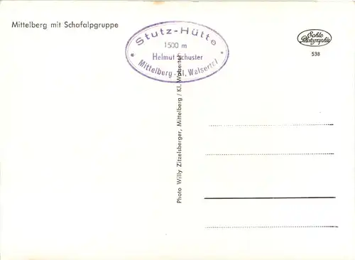 Mittelberg mit Schafalpgruppe -529760