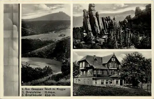 Am grossen Teich mit Koppe - Riesengebirge -603788