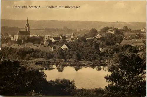 Märkische Schweiz, Buckow mit Griepensee -529992