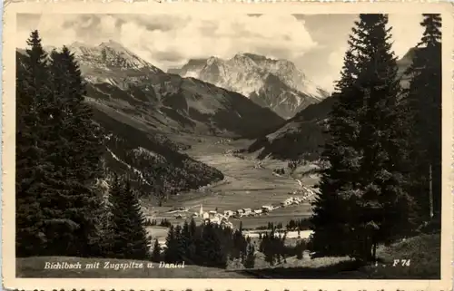 Bichlbach mit Zugspitze u. daniel -530032