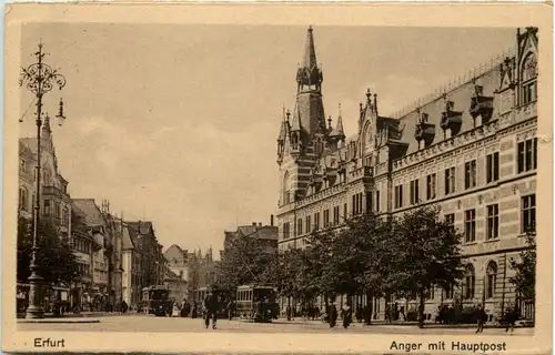 Erfurt - Anger mit Hauptpost -614756
