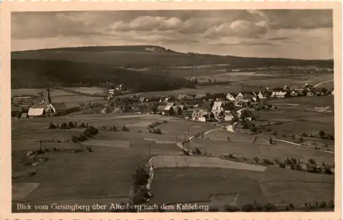 Altenberg i. Erzgeb.,, Blick vom Geisingberg nach dem Kahleberg -529804