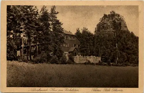 Schönau, Sächs. Schweiz, Naturfreundehaus am Zirkelstein -531676