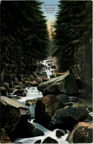 Wernigerode, Wasserfall Steinerne Renne -529824