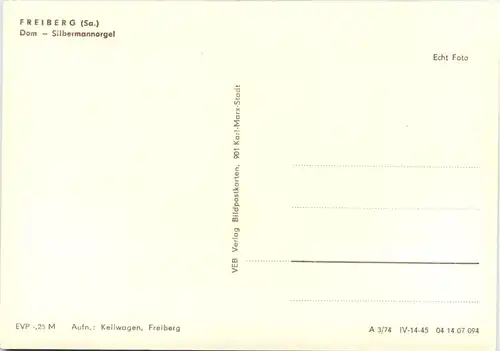 Freiberg, Dom, Silbermannorgel -529844