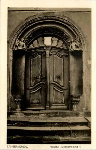 Tangermünde, Haustür Schlossfreiheit 4 -530862