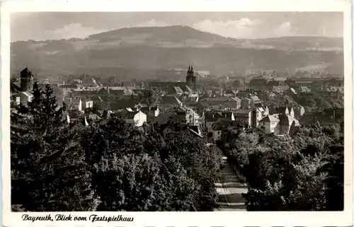 Bayreuth, Blick vom Festspielhaus -529998