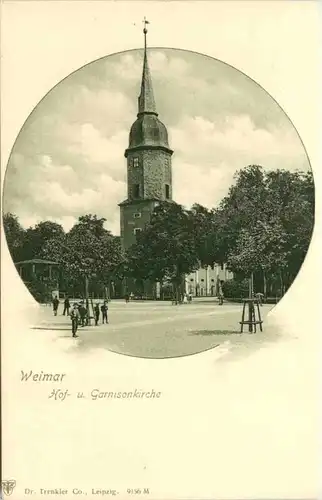 Weimar - Hof und Garnisonkirche -615036