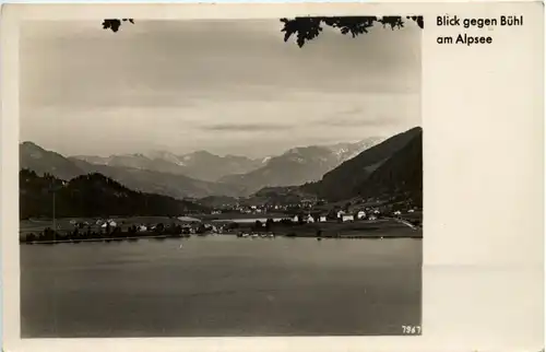 Blick gegen Bühl am Alpsee -530198