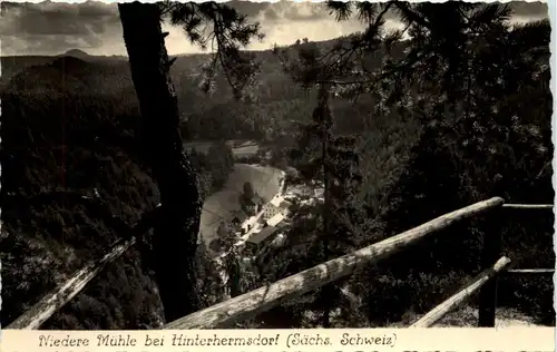 Niedere Mühle bei Hinterhermsdorf -530472