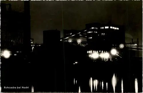 Ruhrzeche bei Nacht -638698