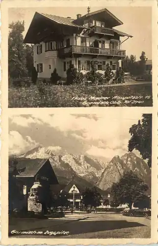 Garmisch m. Zugspitze u. Haus Maurer -531986