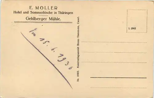 Gehlberg - Gehlberger Mühle - Suhl -615412