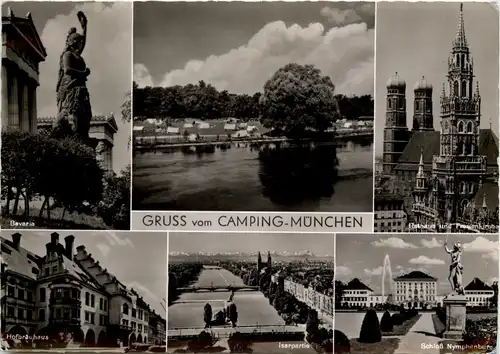 Gruss vom Camping München, div. Bilder -529514