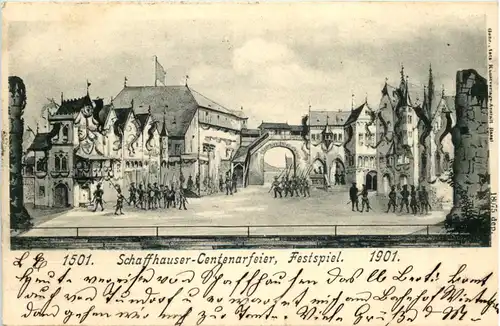 Schaffhausen - Centenarfeier 1901 -639094