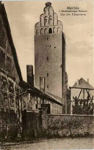 Malchin i. Meckl., Der alte Fangelturm -531562