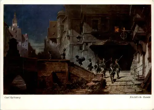 Künstlerkarte Carl Spitzweg -604448