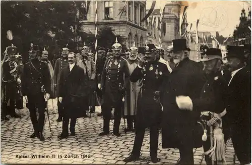 Kaiser Wilhelm II in Zürich 1912 -639064