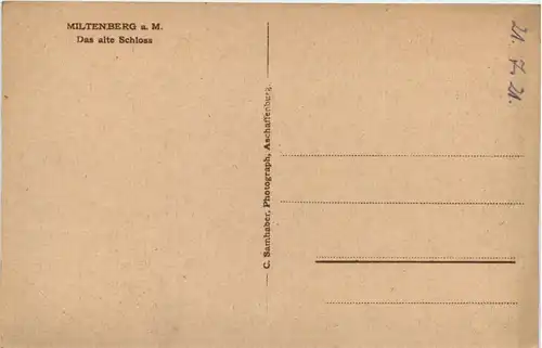 Miltenberg a.M., Das alte Schloss -529654