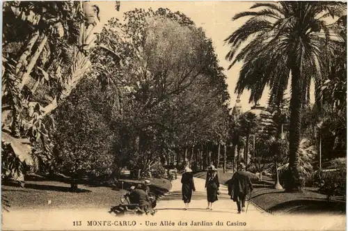 Monte-Carlo - Allee des Jardins du Casino -604508