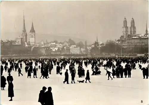 Zürich - Seegefrörni 1963 -639254