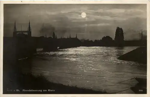 Kehl - Abendstimmung am Rhein -615610