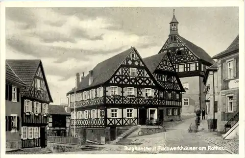 Burgkunstadt, Fachwerkhäuser am Rathaus -530604