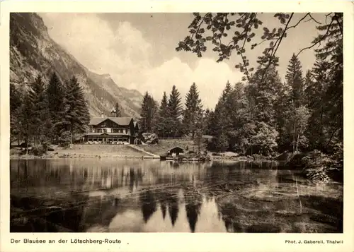 Der Blausee an der Lötschberg Route -639204
