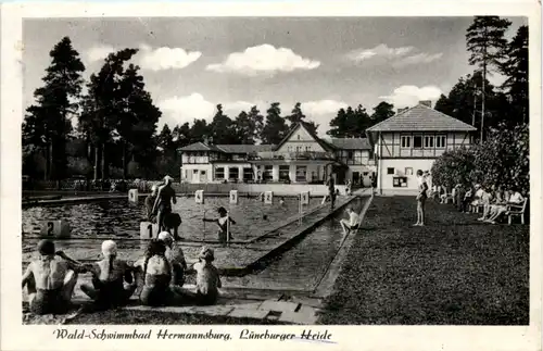 Lüneburger Heide, Wald-Schwimmbad Hermannsburg -531822