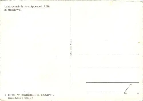 Hundwil - Appenzell Landsgemeinde -639394