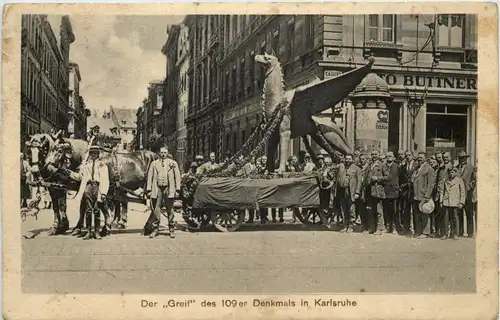 Karlsruhe - Der Greif des 109er Regiment Denkmals -604668