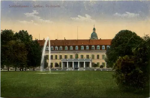 Sondershausen, Schloss, Vorderseite -530878